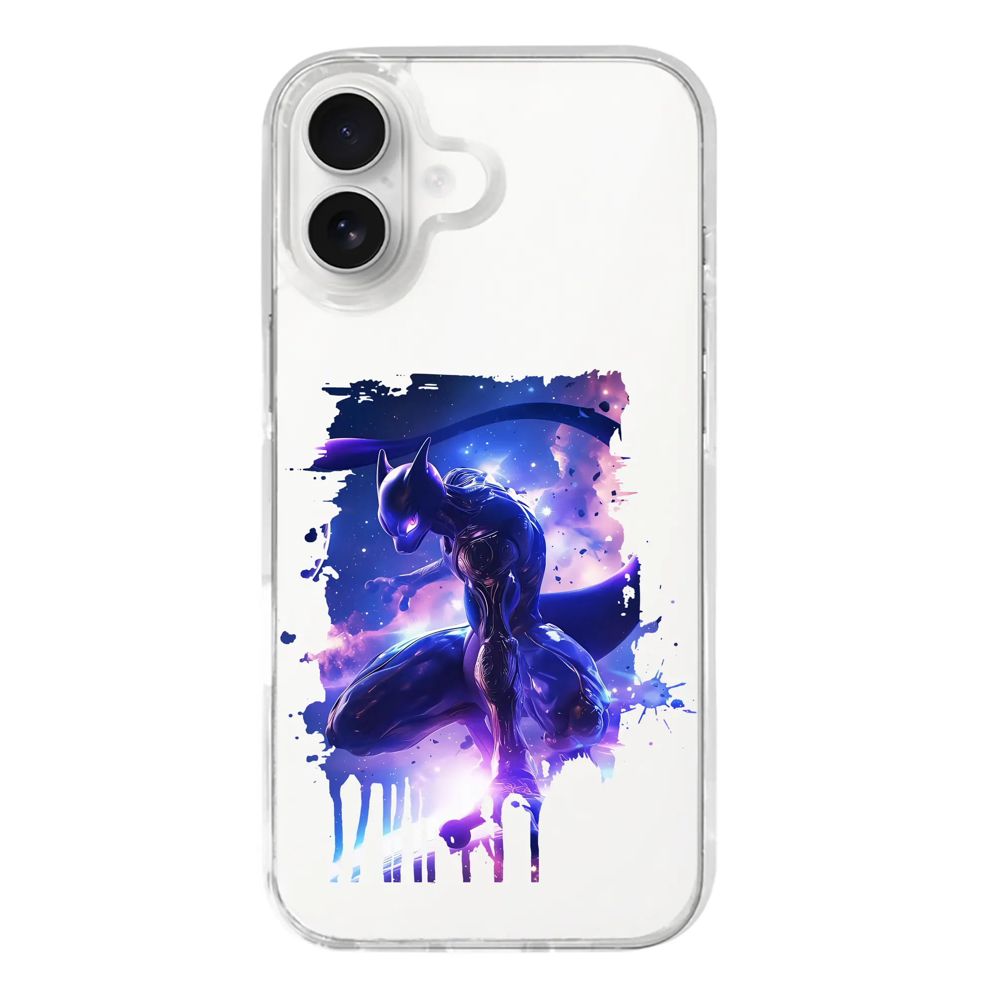 ポケモン グッズ,ミュウツー - iPhone 17シリーズ 透明スマホケース – 薄型・耐衝撃・精密フィット保護カバー